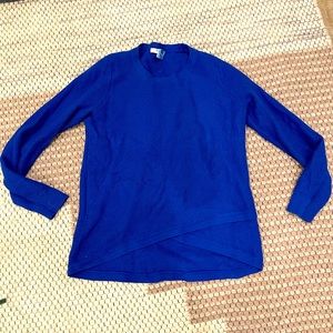 Madewell cobalt blue crew neck sweater
